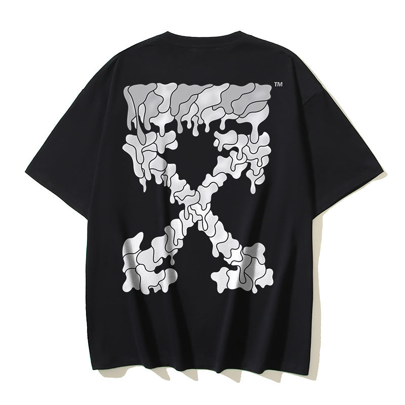 OFF-Whlte Arrow Logo Cotton T-shirt