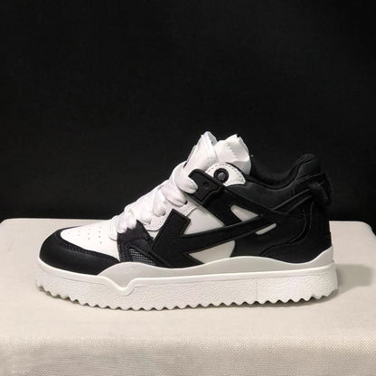 OFF-Whlte Arrow Logo Leather Sneakers #40