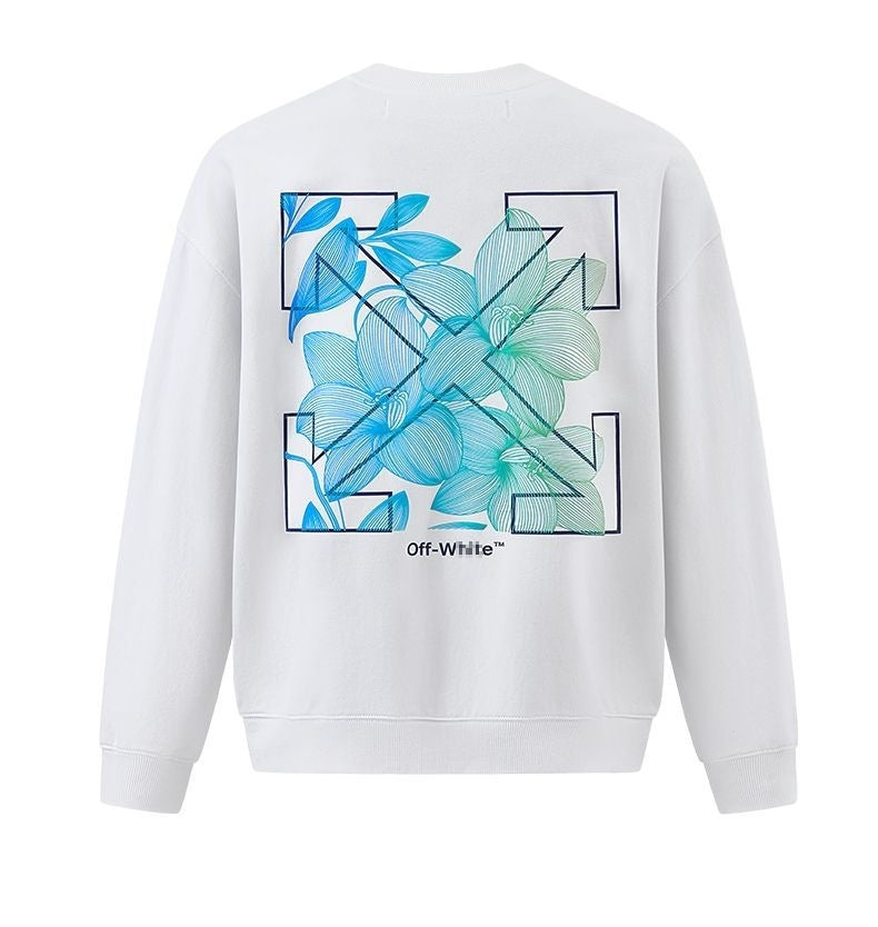 OFF-Whlte Arrow logo sports sweatshirt #1018