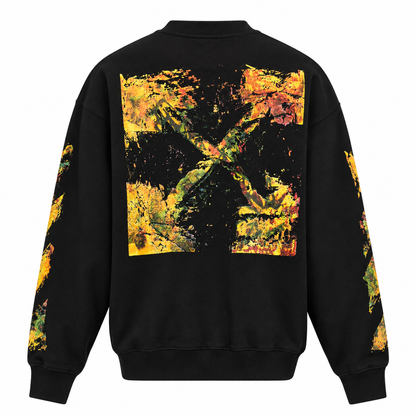 OFF-Whlte Arrow logo sports sweatshirt #1015