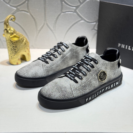PP Men's Letter-Embellished Sneakers #1100
