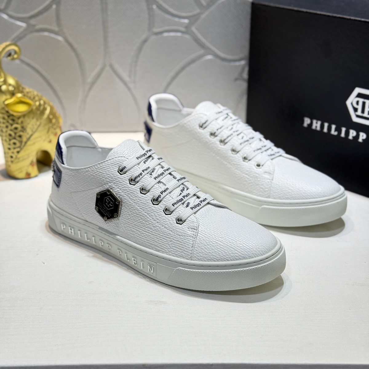 PP Men's Letter-Embellished Sneakers #1100