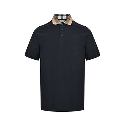 Burberry Casual Polo Shirt#01 - Black Front