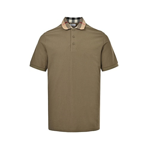 Burberry Casual Polo Shirt#01 - Khaki Front