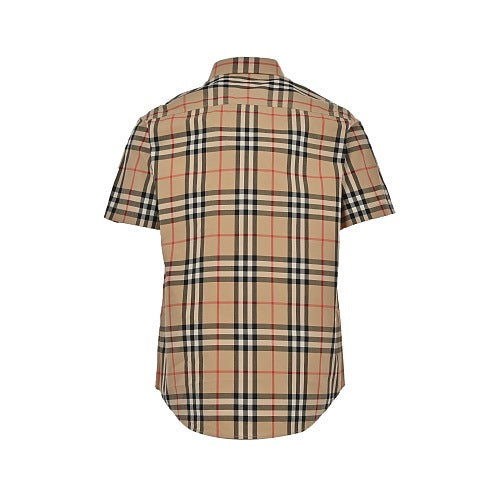 Burberry Casual Short-Sleeve Shirt#02 - Archive Beige Plaid Back