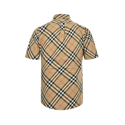Burberry Casual Short-Sleeve Shirt#03 - Brown Check Back