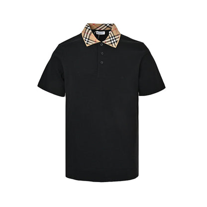 Burberry Casual Polo Shirt#03 - Black Front