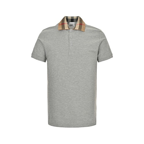 Burberry Casual Polo Shirt#07 - Gray Front
