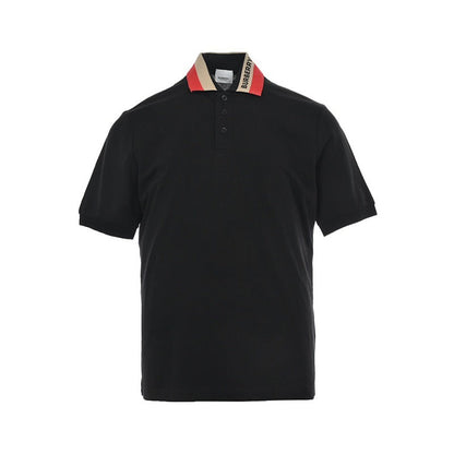Burberry Casual Polo Shirt#10 - Black Front