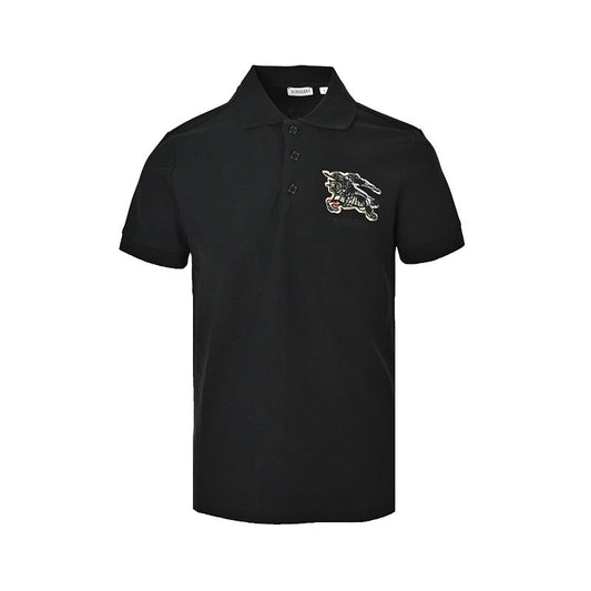 Burberry Casual Polo Shirt#12 - Black Front