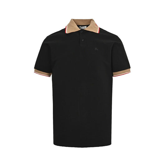 Burberry Casual Polo Shirt#16 - Black Front