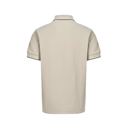 Burberry Casual Polo Shirt#19 - Beige Back