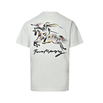 Burberry Casual T-shirt#07 - White Back