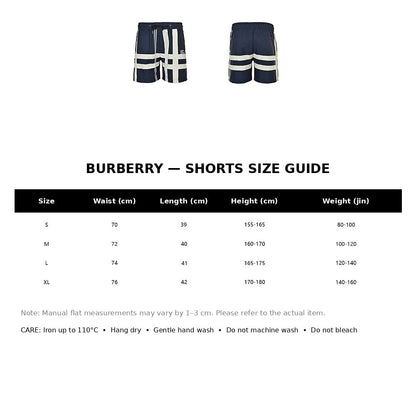 Burberry Casual Shorts#14 - English Size Chart