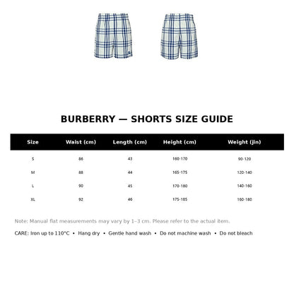 Burberry Casual Shorts#24 - English Size Chart