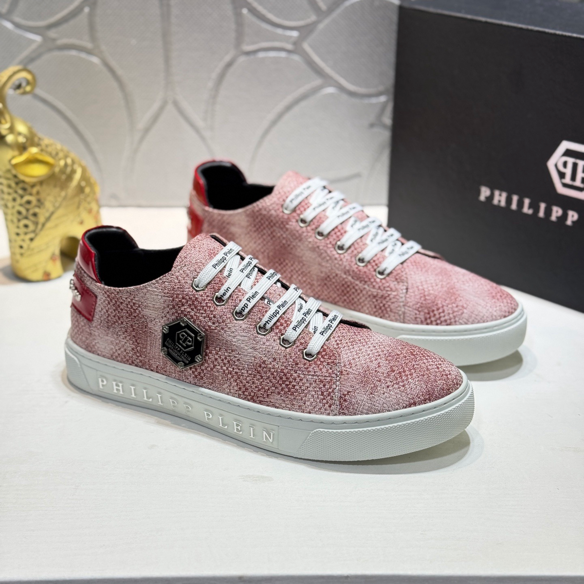 PP Men's Letter-Embellished Sneakers #1100