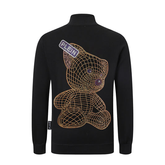 PP Stand collar sweatshirt jacket #1