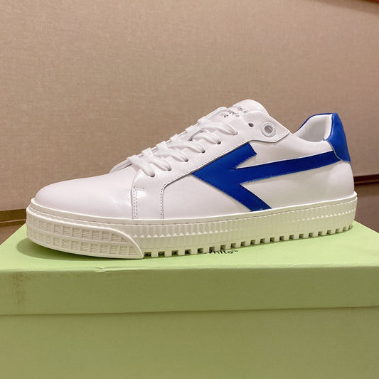 OFF-Whlte genuine leather sneakers#30