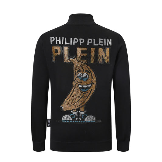 PP Stand collar sweatshirt jacket #15