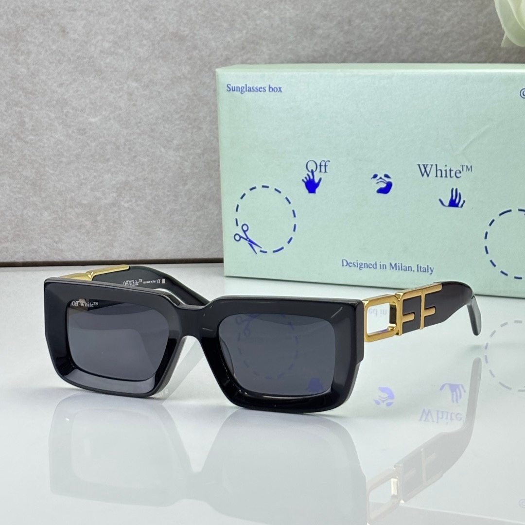 OFF-Whlte Arrow logo sunglasses #024
