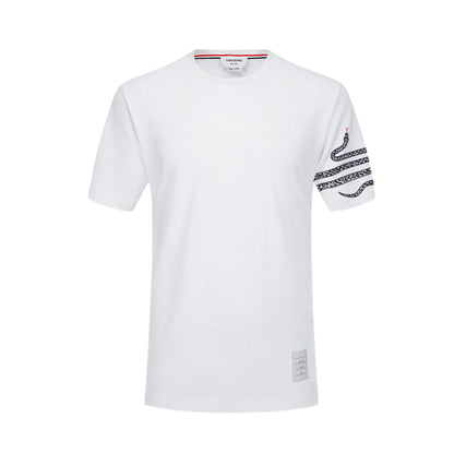 4-Bar Snake pattern T-shirt
