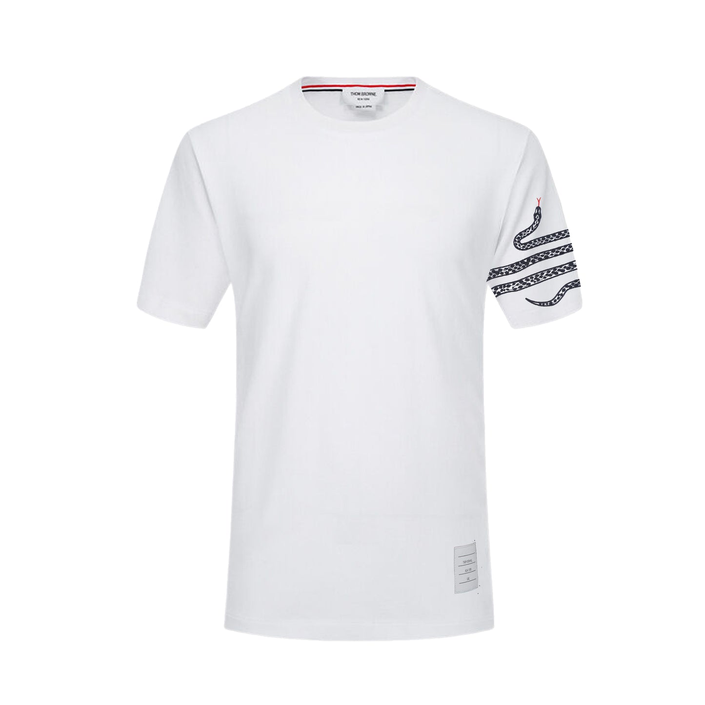 4-Bar Snake pattern T-shirt