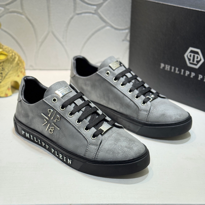 PP Men's Letter-Embellished Sneakers #1010