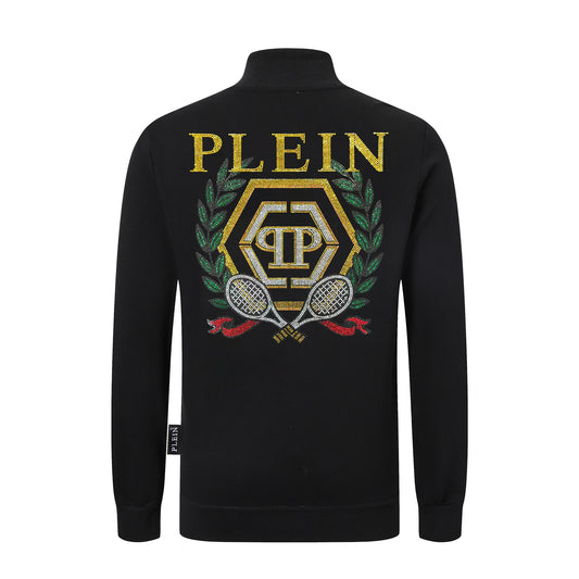 PP Stand collar sweatshirt jacket #12