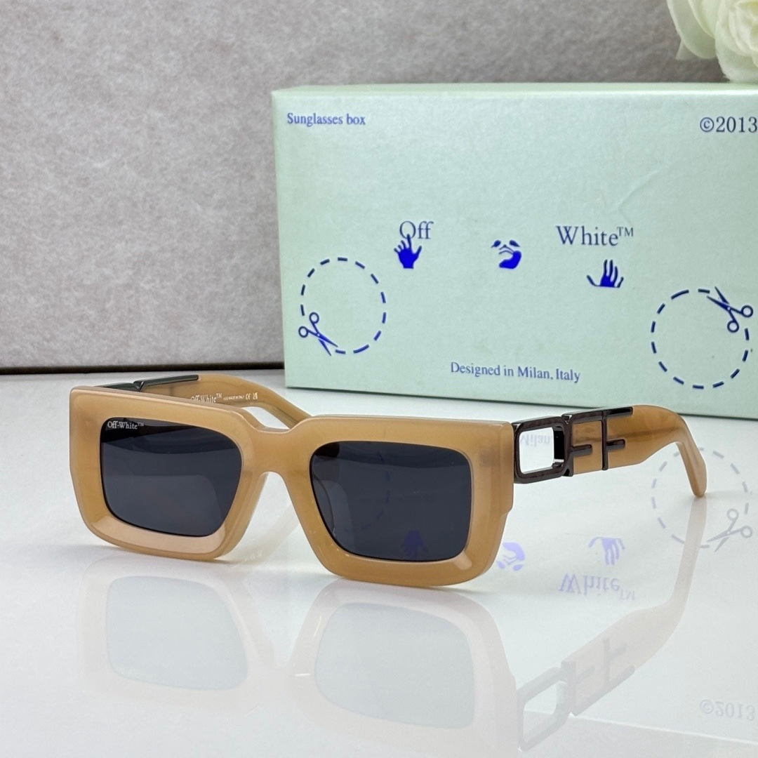 OFF-Whlte Arrow logo sunglasses #024