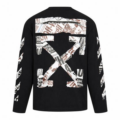 OFF-Whlte Arrow logo sports sweatshirt#1007