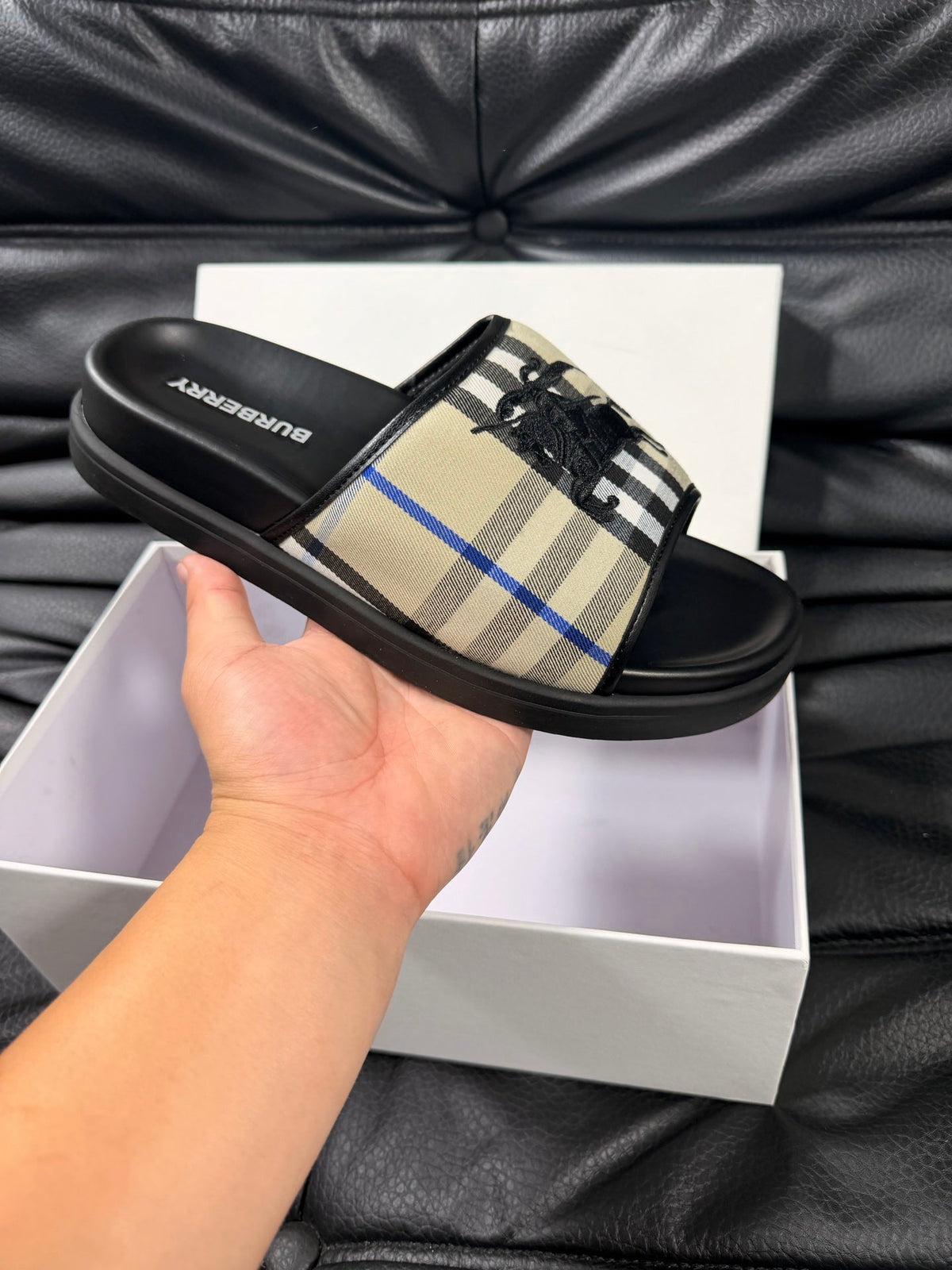 Burberry Vintage Check Slides#18 - Product Image 6