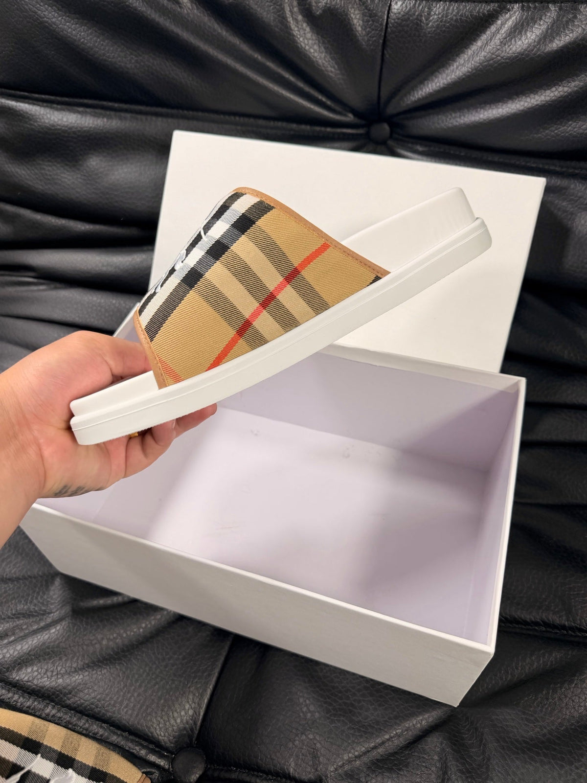 Burberry Vintage Check Slides#15 - Product Image 8