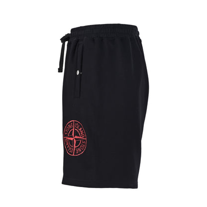 ST-Black and red badge embroidery sports suit