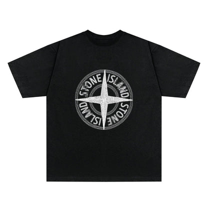 ST0NE lSLAND Pure Cotton T-Shirt #20