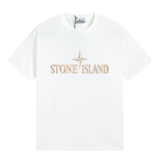 ST0NE lSLAND Pure Cotton T-Shirt #24