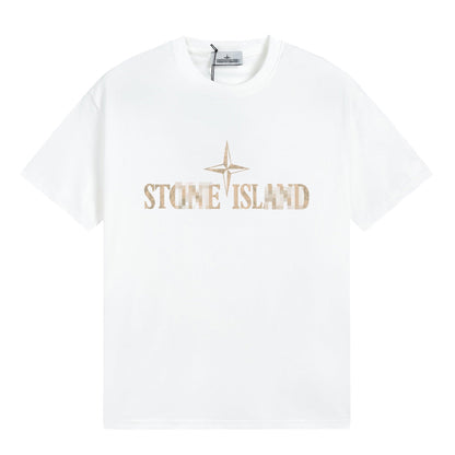 ST0NE lSLAND Pure Cotton T-Shirt #24