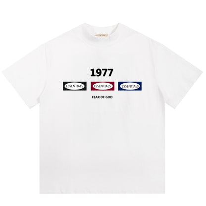 F0G-Letter Printing Cotton T-shirt#8