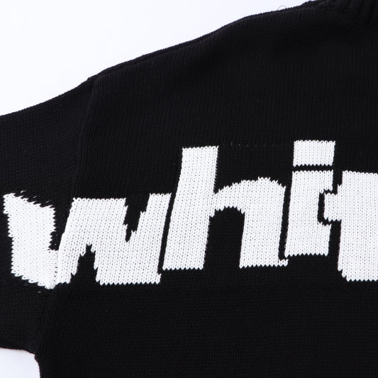 OFF-Whlte Intarsia Knit Sweater#8