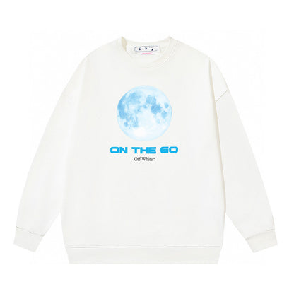 OFF-WHITE Heavyweight Moon Crewneck Sweatshirt