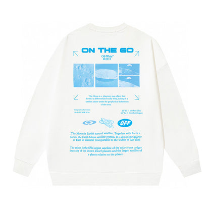 OFF-WHITE Heavyweight Moon Crewneck Sweatshirt