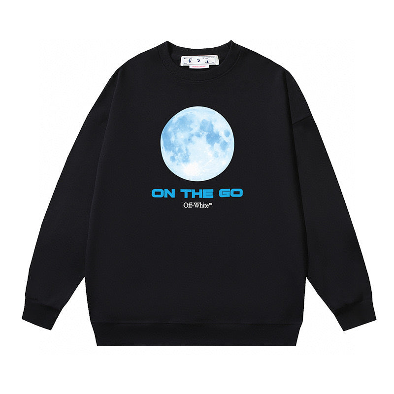 OFF-WHITE Heavyweight Moon Crewneck Sweatshirt