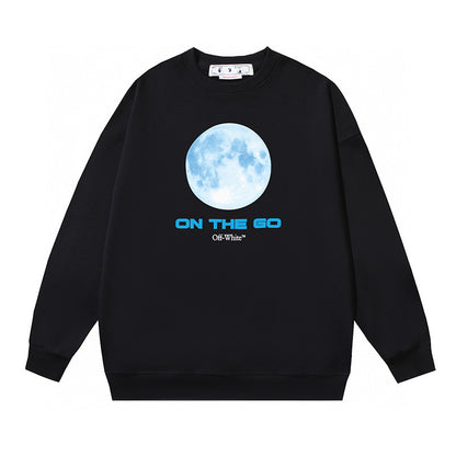 OFF-WHITE Heavyweight Moon Crewneck Sweatshirt