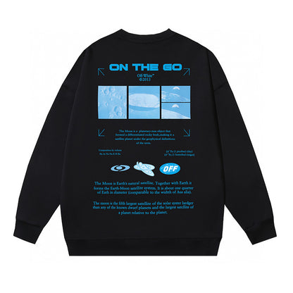 OFF-WHITE Heavyweight Moon Crewneck Sweatshirt