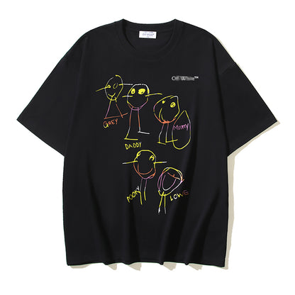 OFF-Whlte Arrow Logo Cotton T-shirt#1180