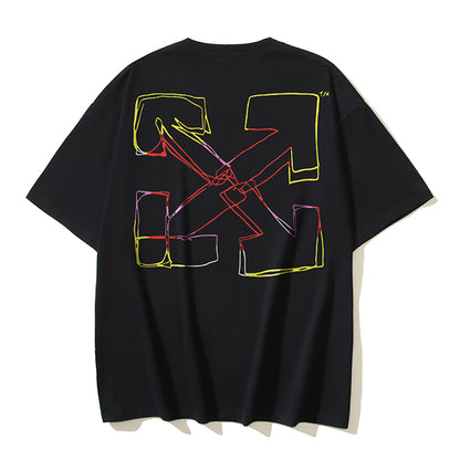 OFF-Whlte Arrow Logo Cotton T-shirt#1180