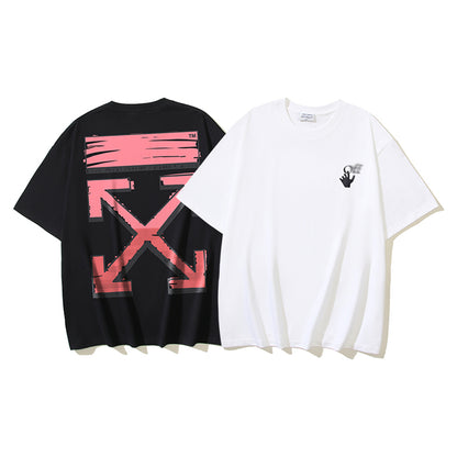 OFF-Whlte Arrow Logo Cotton T-shirt-1182