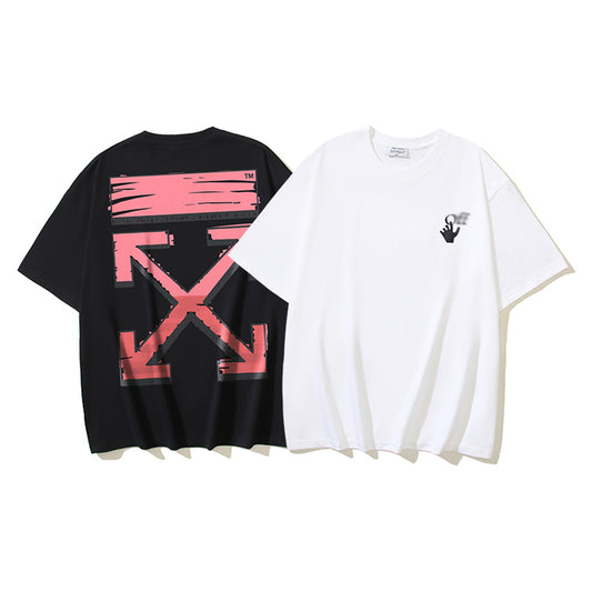 OFF-Whlte Arrow Logo Cotton T-shirt-1182