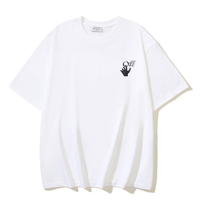OFF-Whlte Arrow Logo Cotton T-shirt-1182