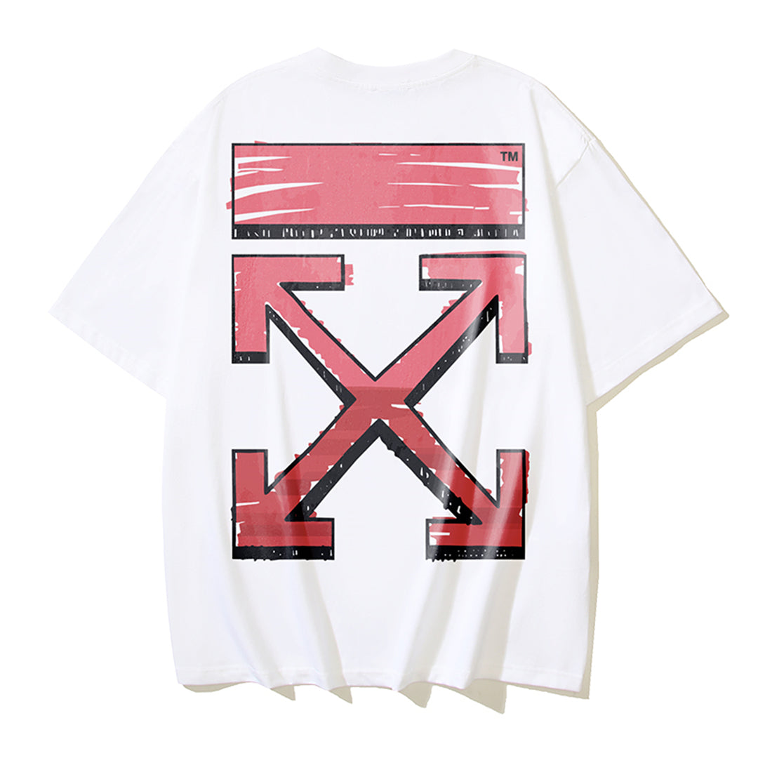 OFF-Whlte Arrow Logo Cotton T-shirt-1182