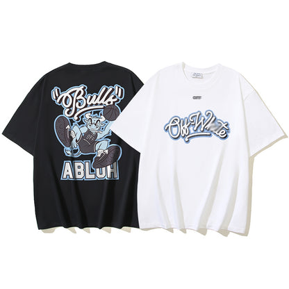 OFF-Whlte Cartoon print T-shirt